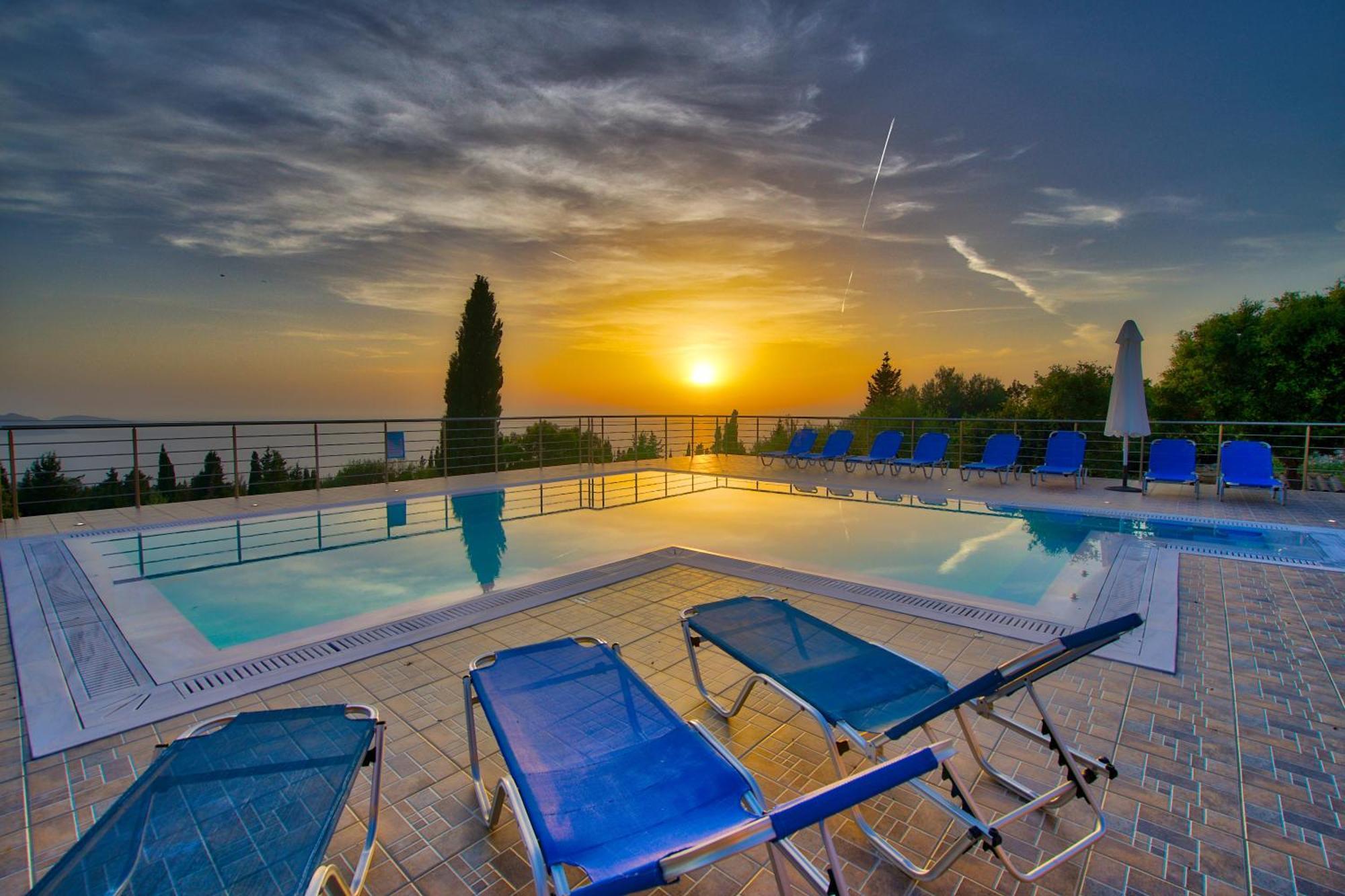 Panoramic Sunset Daire Kothréas Dış mekan fotoğraf