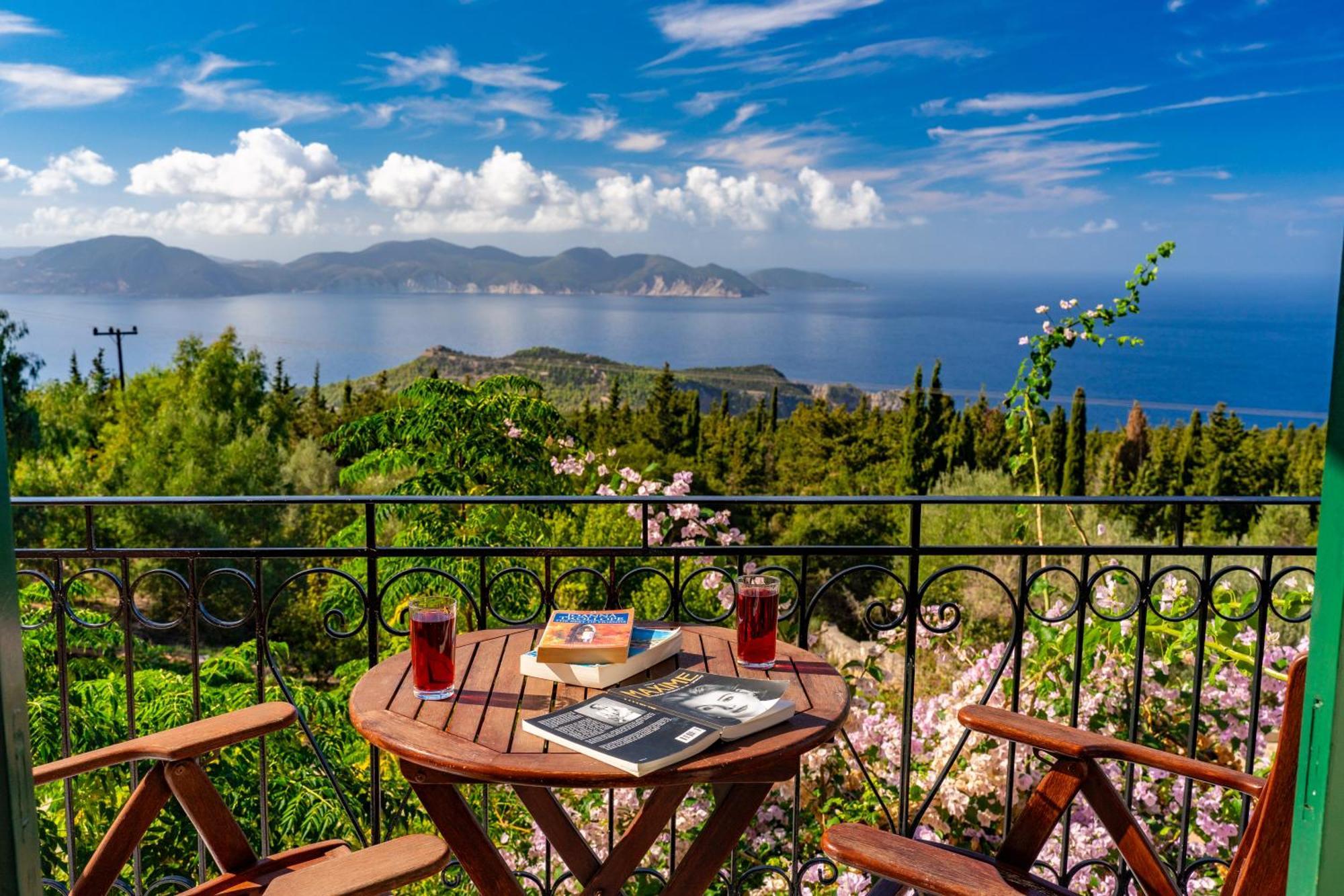 Panoramic Sunset Daire Kothréas Dış mekan fotoğraf